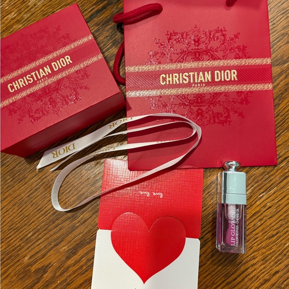 Dior Lip Glow Oil and Bag Box Gift Set - Picture 1 of 7